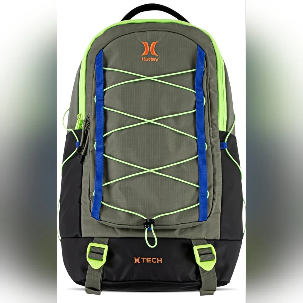 NWT Hurley Terrain Backpack Tech School Travel Hiking Laptop Pack